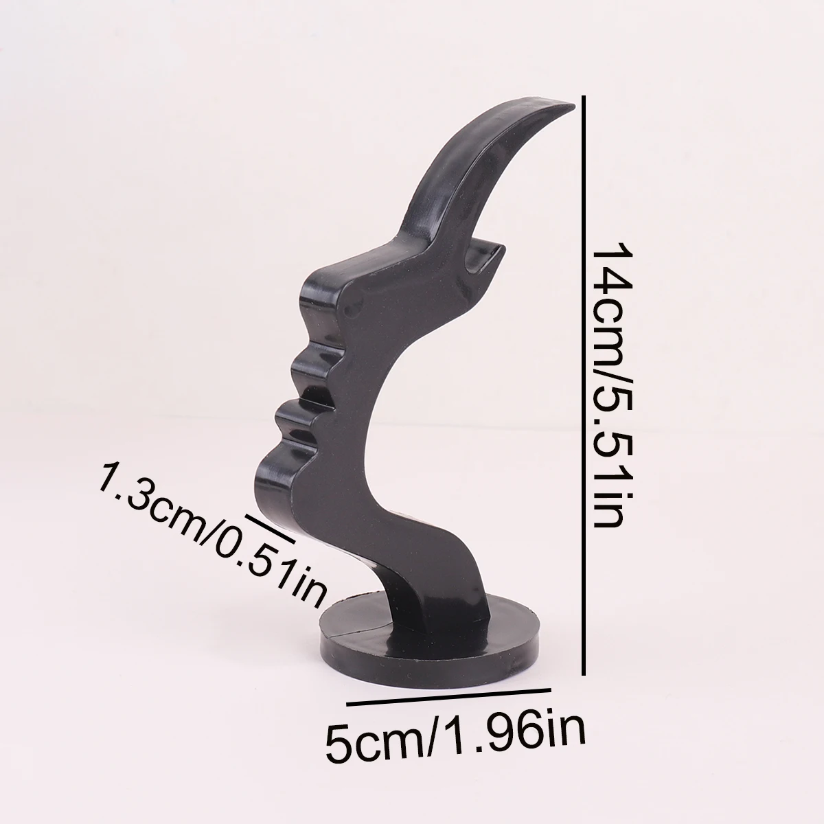 3D Printed Side Face Glasses Holder, Minimalist Artistic Eyewear Display Stand, Funny Desk  Modern Line Decor for Eyeglasses