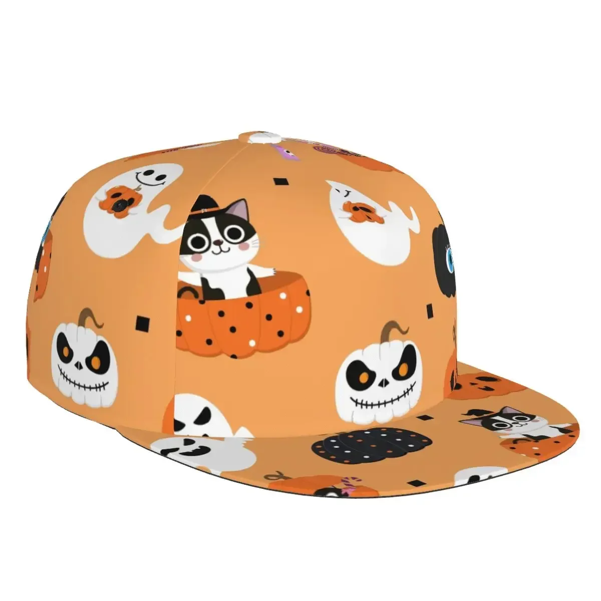 Halloween Cute Cat 3D Print Baseball Cap Casual Sun Hat Elegant Ethnic Style Fashion Stage Hip Hop Women Men