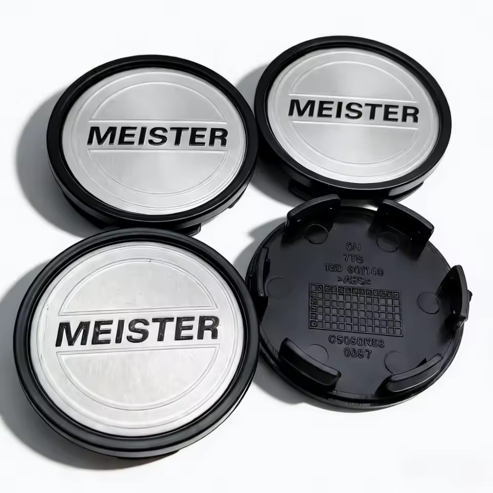 4x 58mm Meister Nabendeckel Radkappen Felgenkappen