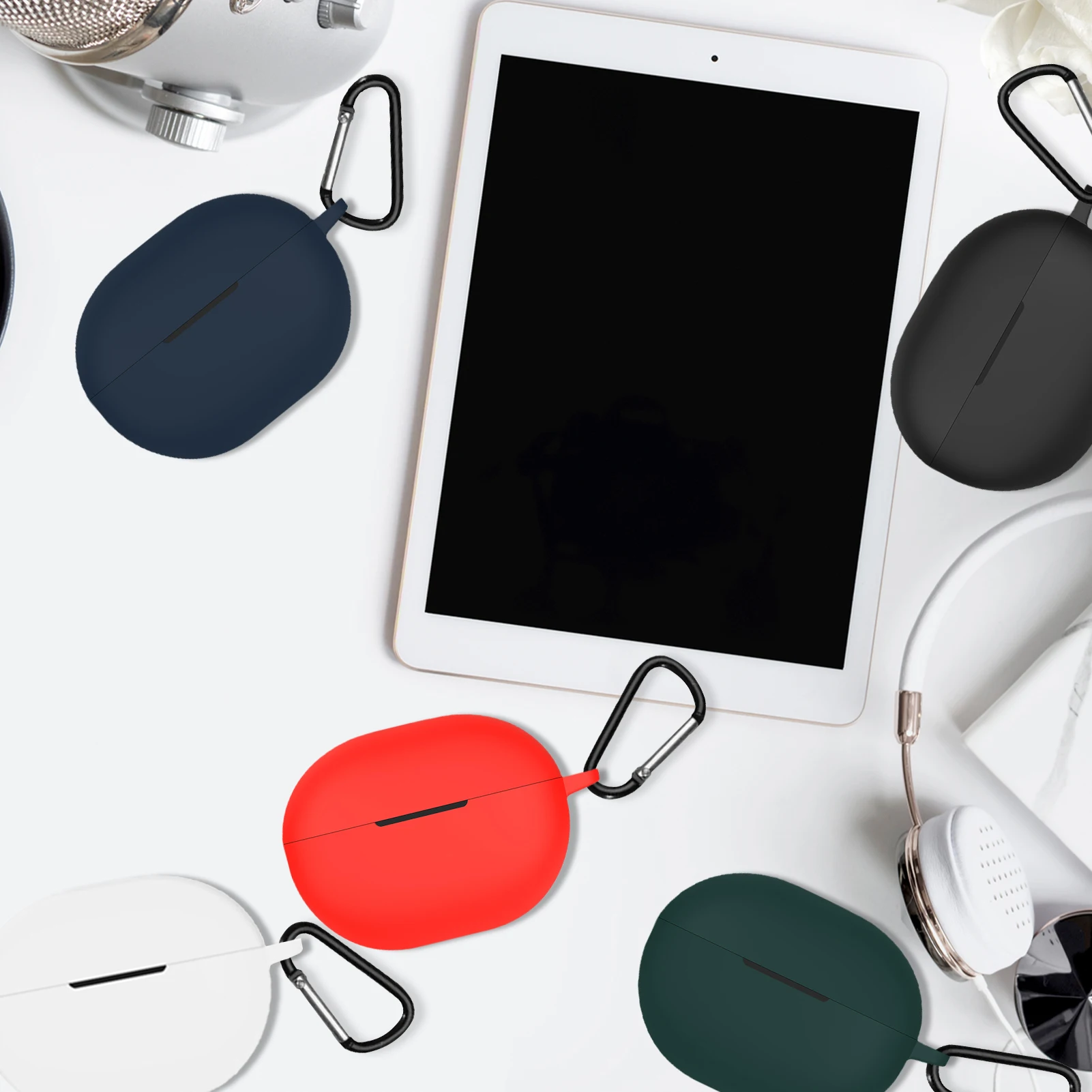 Estojo de transporte de sílica à prova de choque compatível gt1 2022 fone de ouvido protetor à prova de poeira lavável caixa de carregamento manga