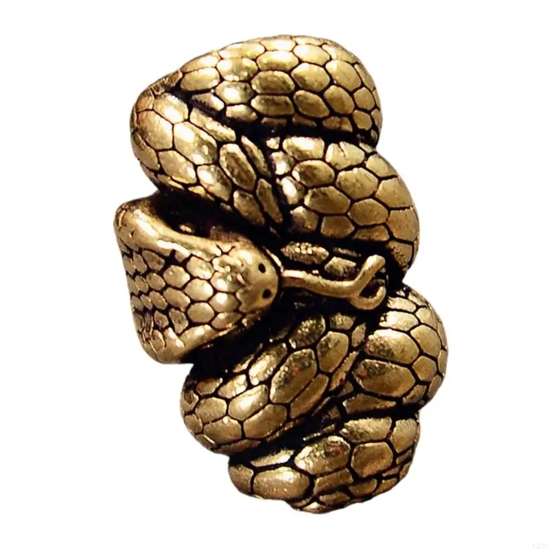 L5YC Snake Serpents Pendant for Necklaces Jewelry and Paracord Projects Lanyard