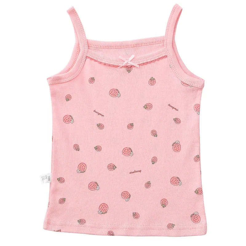 2024 Tank Tops For Girls Cotton Children Undershirts Multiple Styles Boys Underwear Teen Bra Kids Camisole Vests 10 12Y