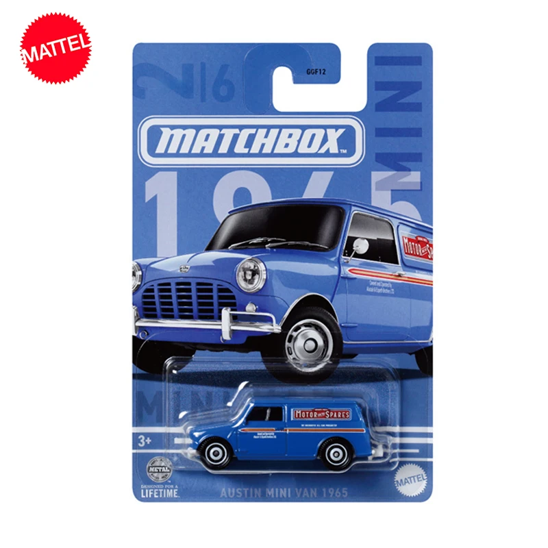 

Оригинальные игрушки Mattel, модель автомобиля GGF12 1/64, литой Остин, мини-фургон 1965, модель автомобиля, игрушка для мальчиков, коллекционный подарок на день рождения