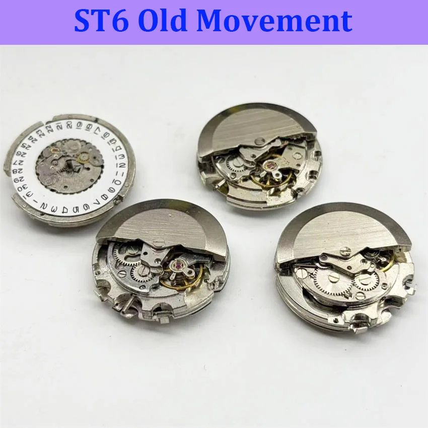 3pcs ST6 Non-Functional Practice Watch Movement DIY Watchmaking Disassembly Learning Tool Old Watch Broken Movement Accessory