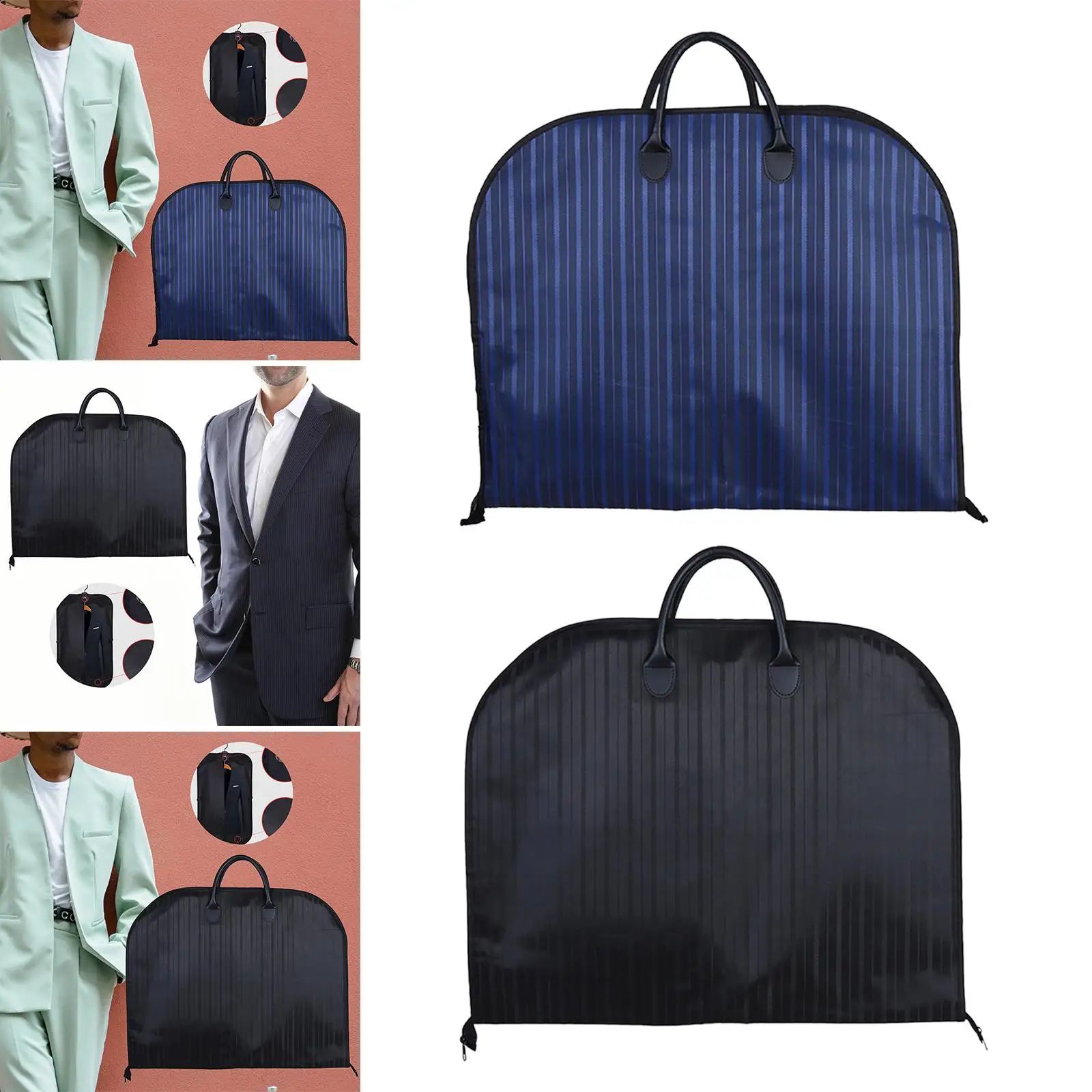 Suit Garment Cover Foldable Hanging Bag Closet Storage Travel Business Suit Bag for suits Coats Clothing Shirts Clothes