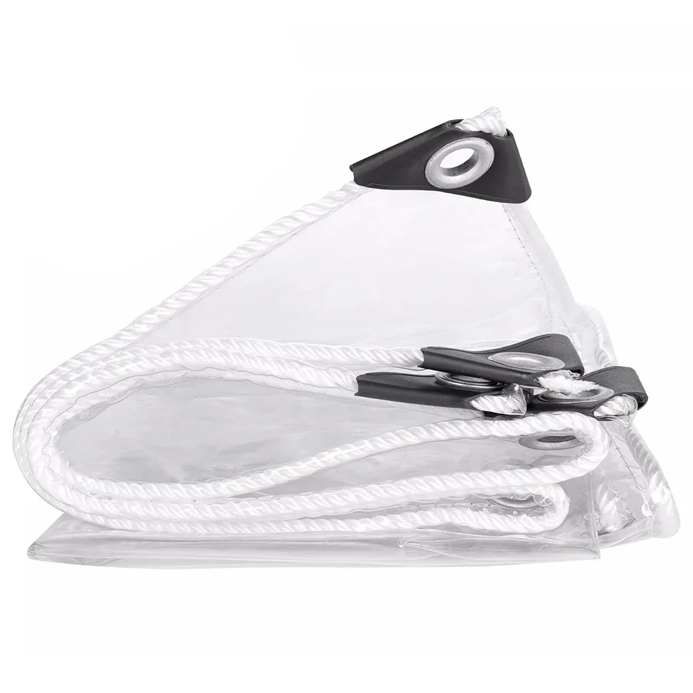 

Многофункциональный защитный тент для улицы, прозрачный водонепроницаемый брезент, устойчивый к дождю и ветру, надежное укрытие для улицы