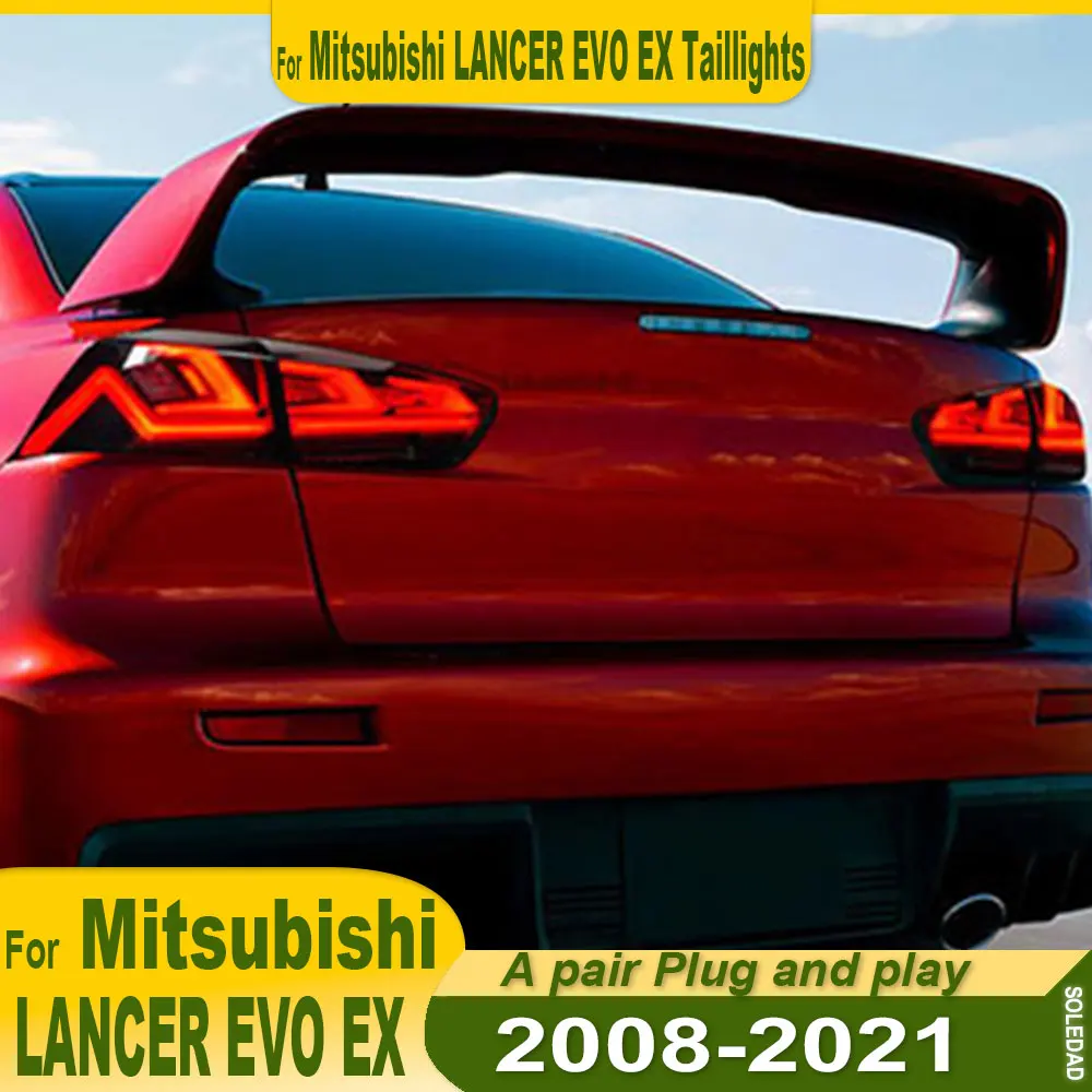 Car Tail Light Assembly For Mitsubishi Lancer 2008 2009 2010 2011-2018 LED Brake Signal light Car led Tail light Tuning Parts