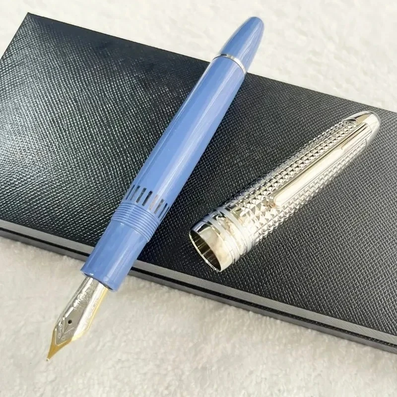 

Limited Edition Msk-149 Piston Filling Fountain MB 4810 Nib Black & Blue Resin Office Writing Ink Pens With Serial Number