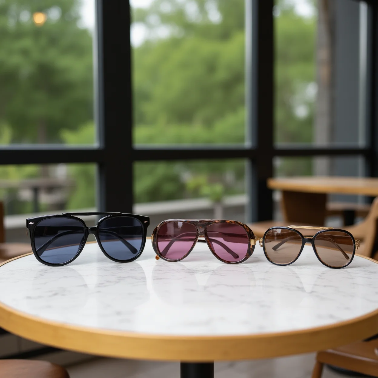 Pack Sunglasses  Fashion Sunglasses Sun  Eyewear Polished PC Lens Sunglasses For All Genders Daily Sun Outdoor