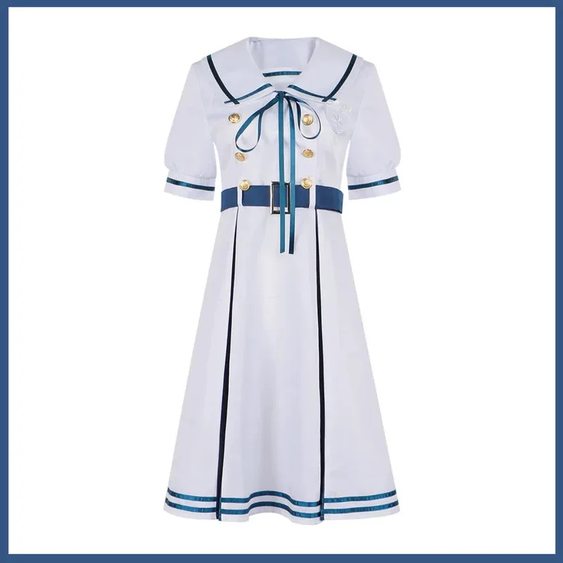 2025년 AAA 애니메이션 반드림! Ave Mujica Wakaba Mutsumi 코스프레 의상 일본 한국 흰색 교복 드레스 가발 여성 카와