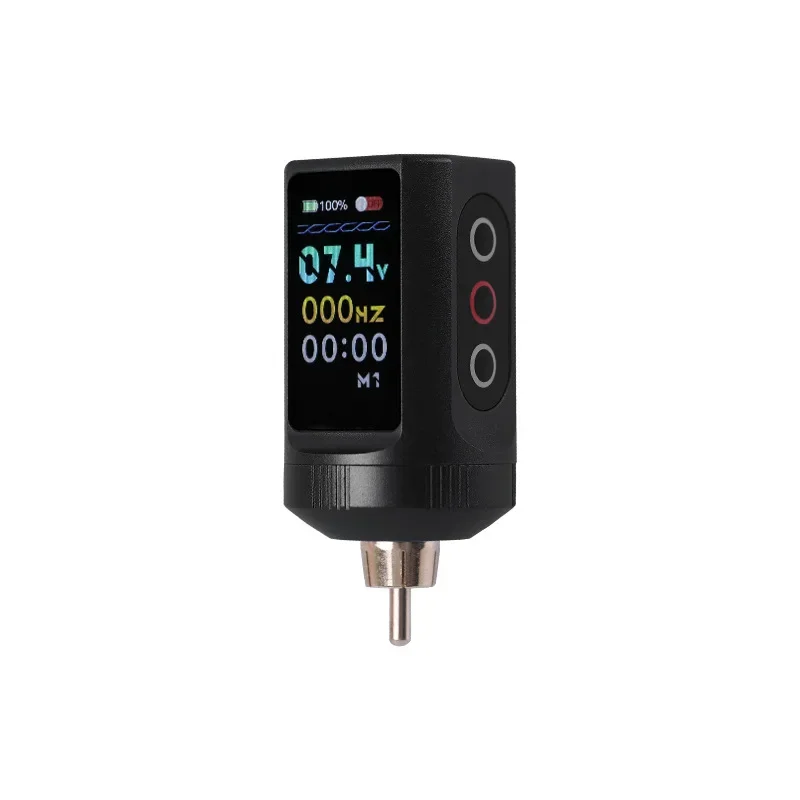 Fuente de alimentación inalámbrica para máquina de tatuaje, accesorio portátil con pantalla Digital a Color, 2000mAh