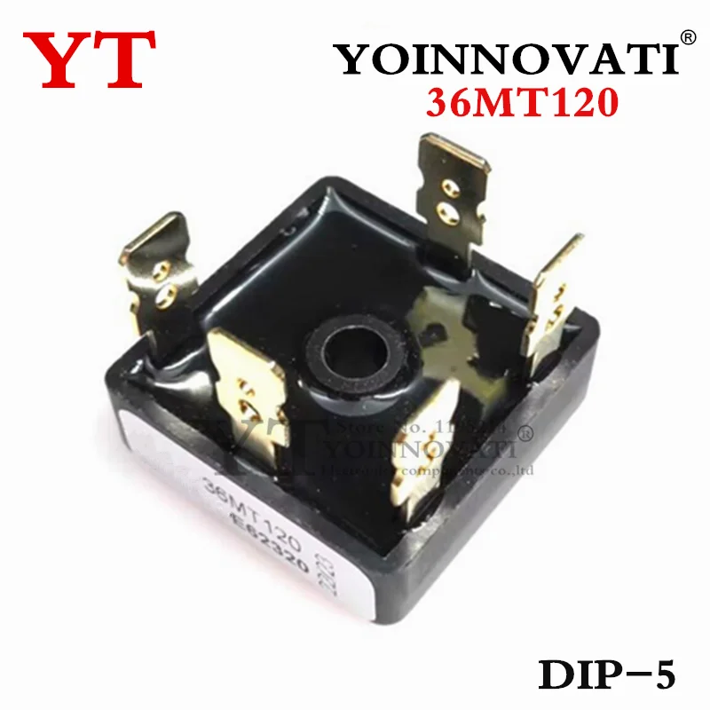 1pcs/lot 36MT120 36MT120A  RECT BRIDGE 3-PHA 1200V 35A D-63 Best quality