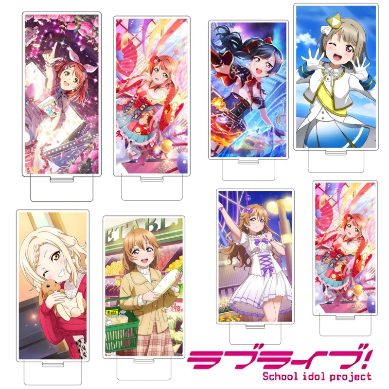 

New Anime Love Live Acrylic Stand Desktop Ornament Cute Girl Series Collectible goods Fan gift 15cm