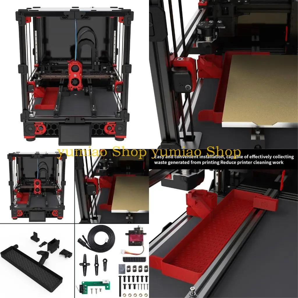 

587B Extrusion Waste Collector 3D Printer Filament Collector with Silicone Brush