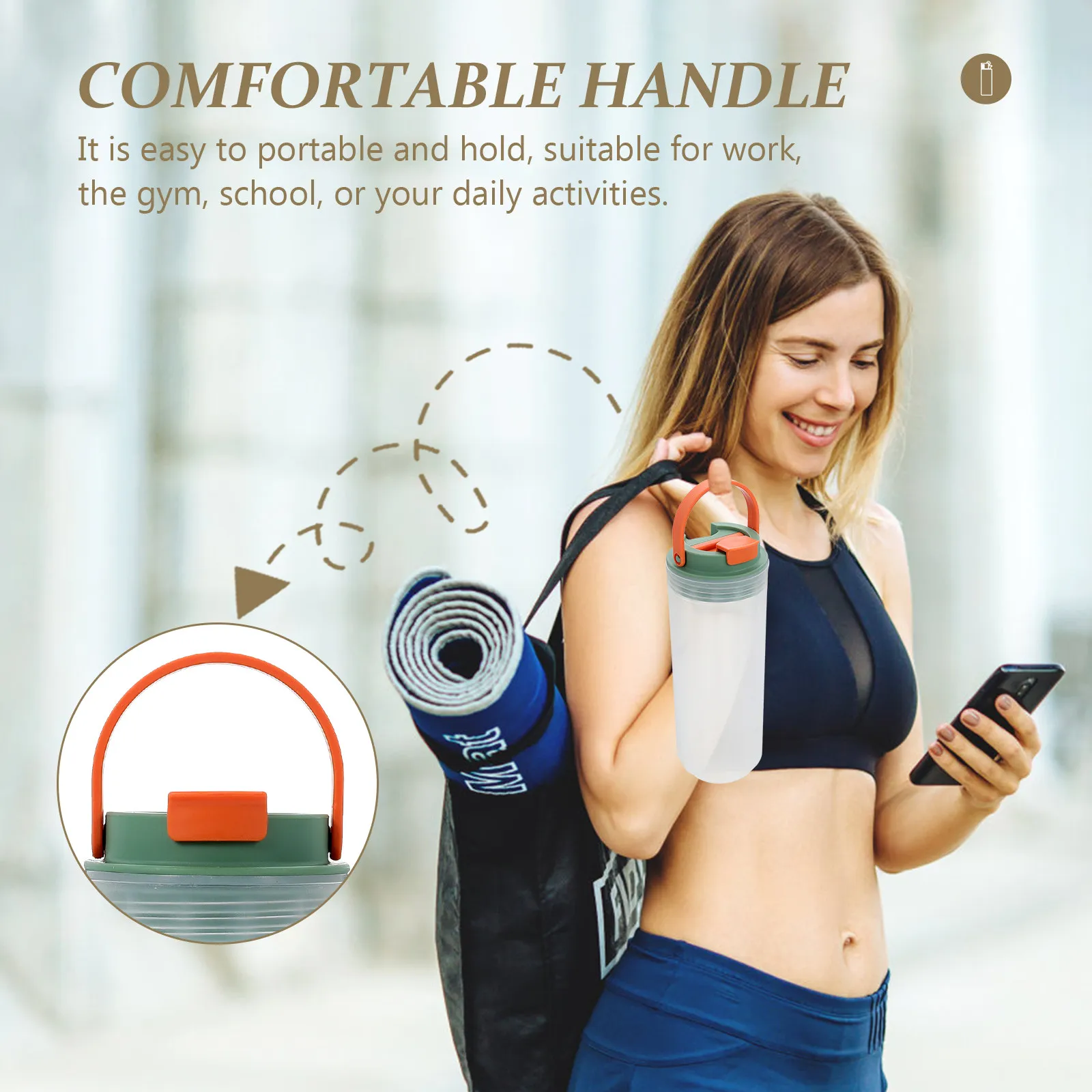 Extra Large Water Container for Fitness Sports Portable Drinking Bottle Ideal for Daily Activities Tea Juice Lemonade Storage