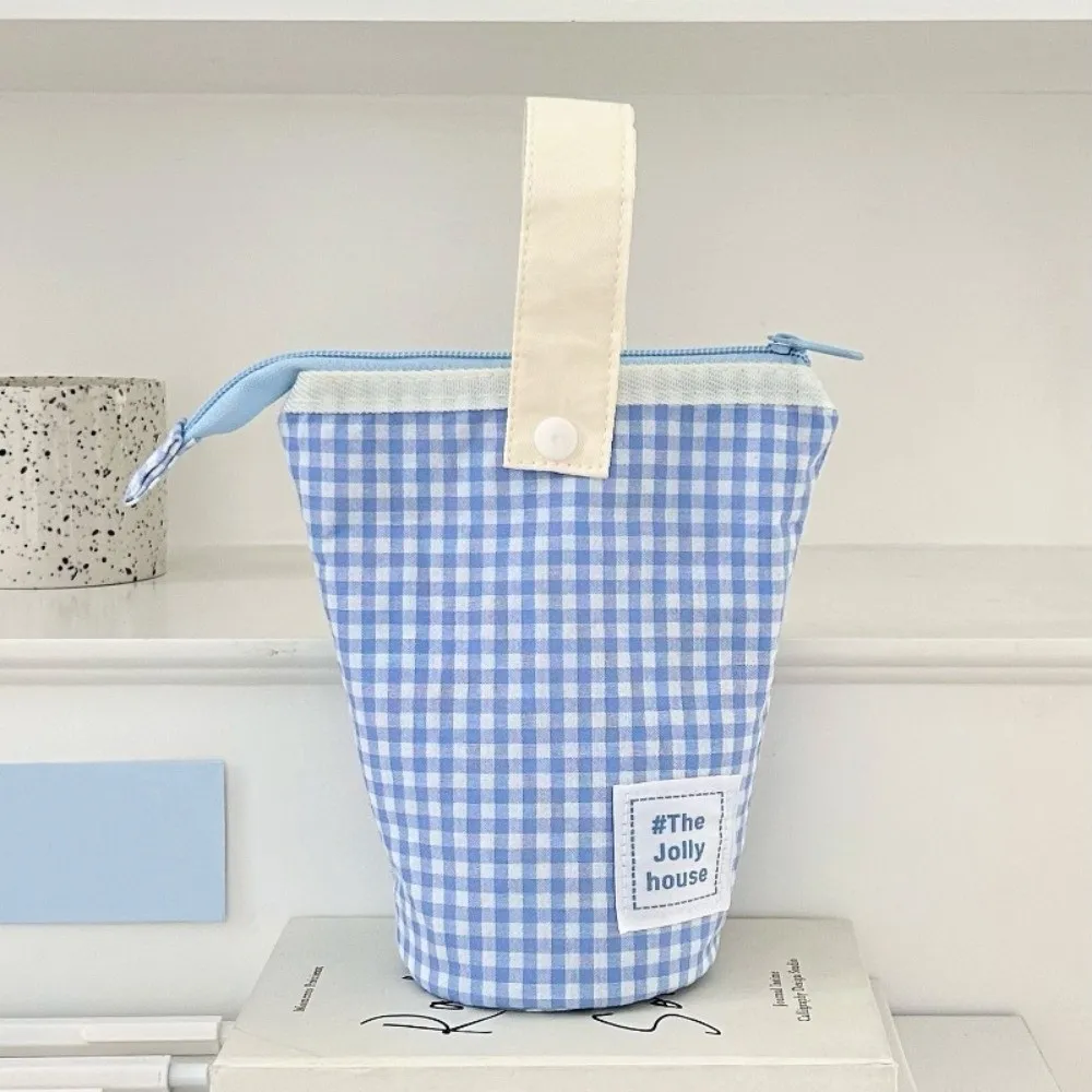 Kawaii متعددة الوظائف الدائمة قلم رصاص الحقيبة سعة كبيرة لطيف نمط المحمولة تخزين حامل مقلمة لوازم مكتبية #2