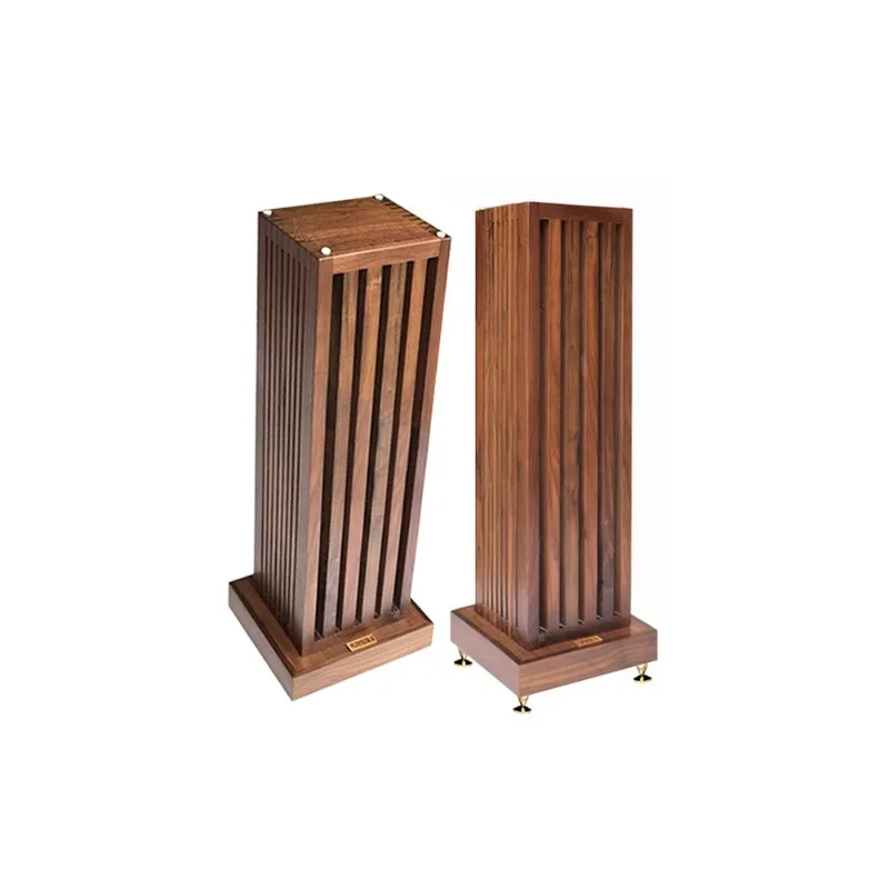 Speaker bracket Solid wood audio stand Floor shelf Bookshelf Speaker tripod