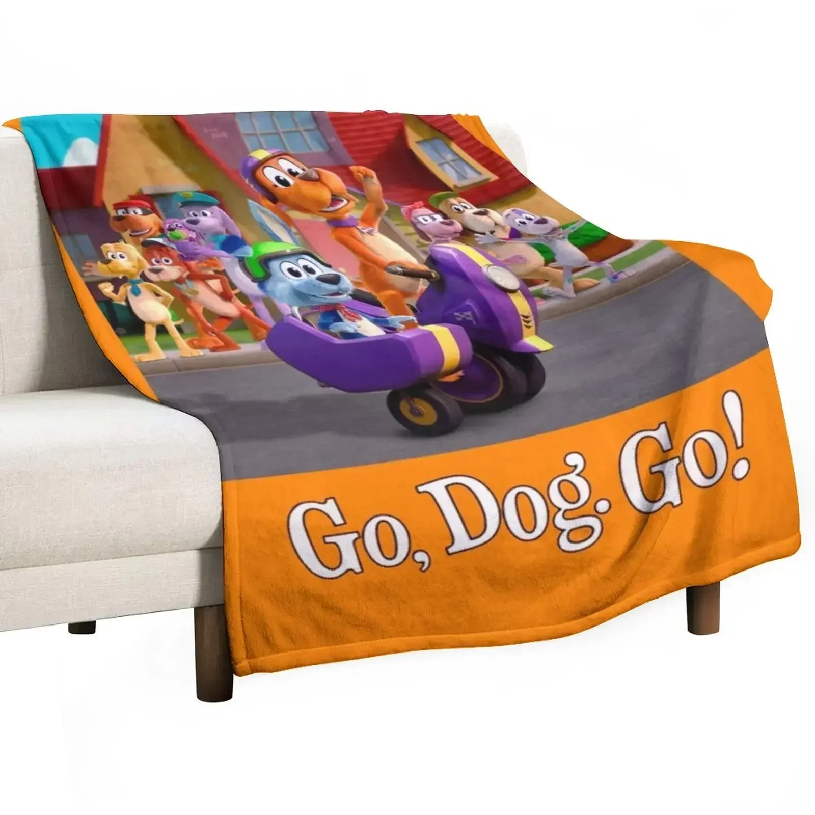 Go, Dog. Go! Throw Blanket Decorative Throw warm for winter Quilt Sleeping Bag for sofa funny gift Blankets
