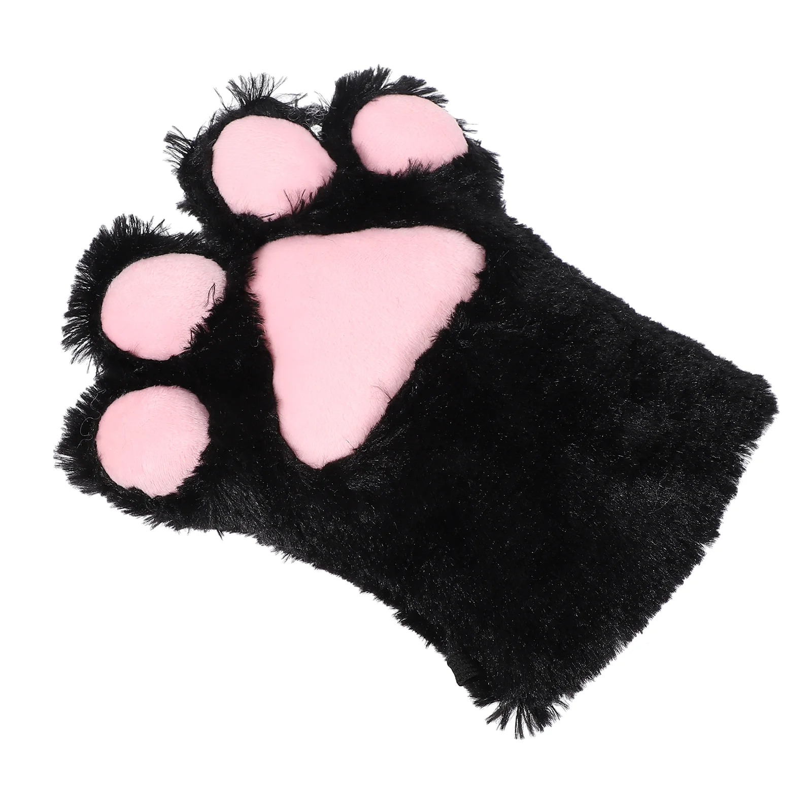 

Fingerless Gloves for Men Bear Claw Cosplay Accessory Performance Furry Toddler Child Prop Black Miss