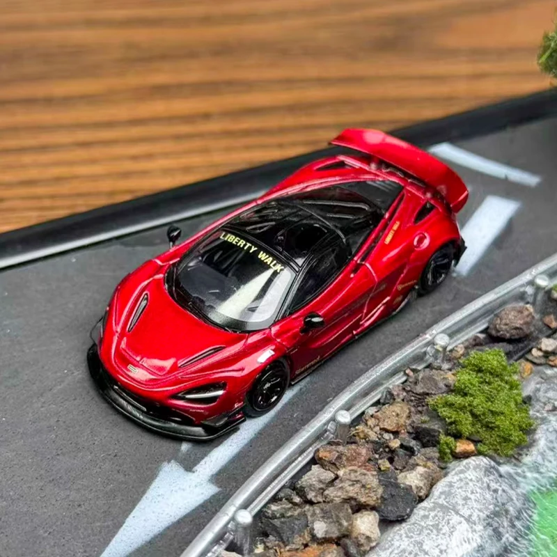 

Литая под давлением оригинальная модель из сплава 720S в масштабе 1:64, имитация классического украшения, хобби, сувениры, коллекция подарков, статический дисплей