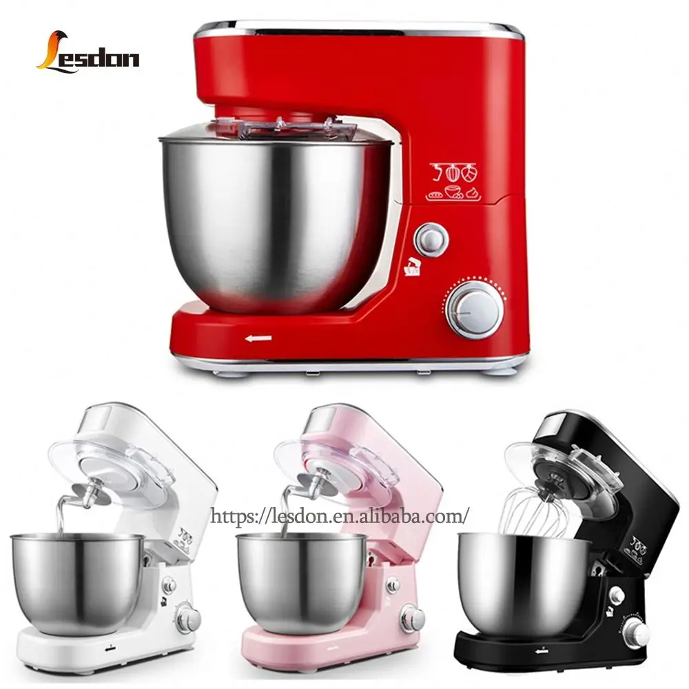 

4Color 1000W 5L China Professional Home Kitchen Stand Cake Bread Dough Mixer Electric Planetary Mixer