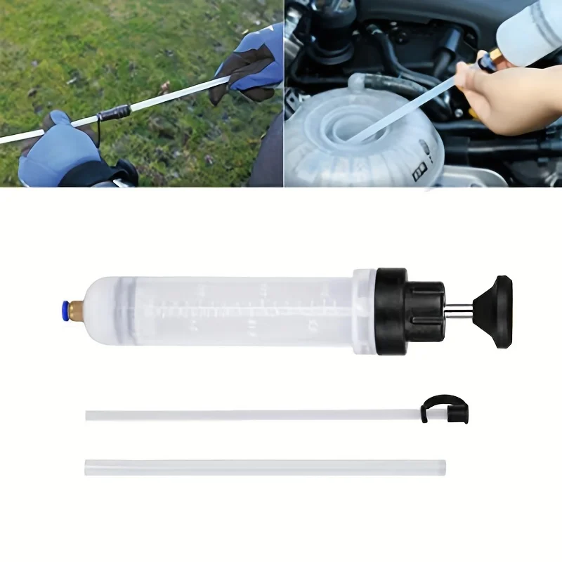 1 Set Of 200CC Manual Oil Extraction Tools, Car Oil Delivery Pump Distributor