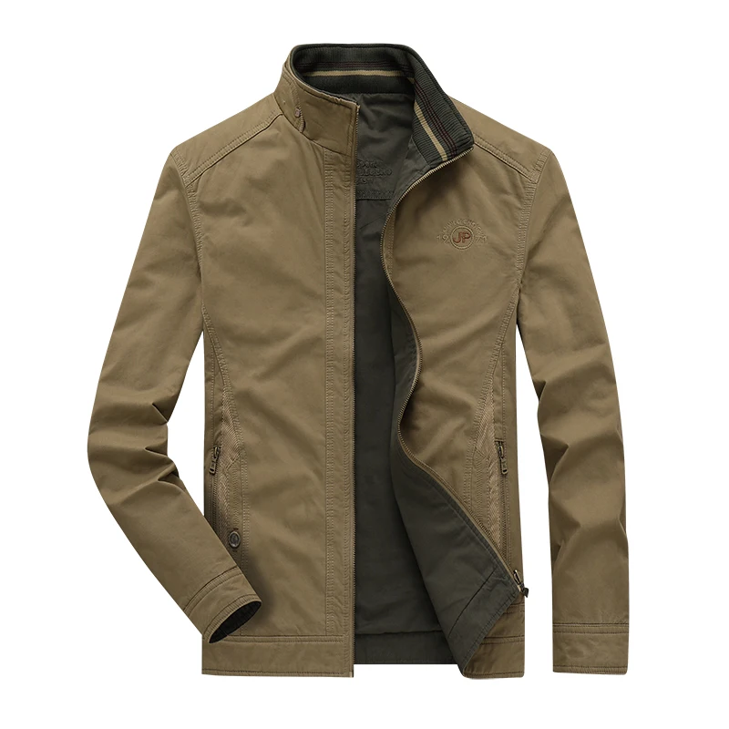 

New American Retro Heavyweight Workwear Jacket Men's Trendy Brand Spring Jacket Autumn Pure Cotton New Outdoor Work Jacket