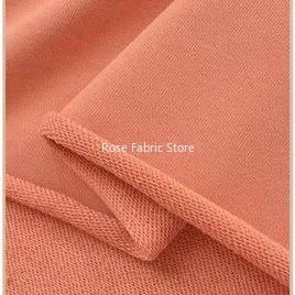1 Meter Thick Cotton Knitted French Terry Fabric 700G/M Soft Eco Friendly For Hoodies Sweaters Sportswear DIY Needlework Telas