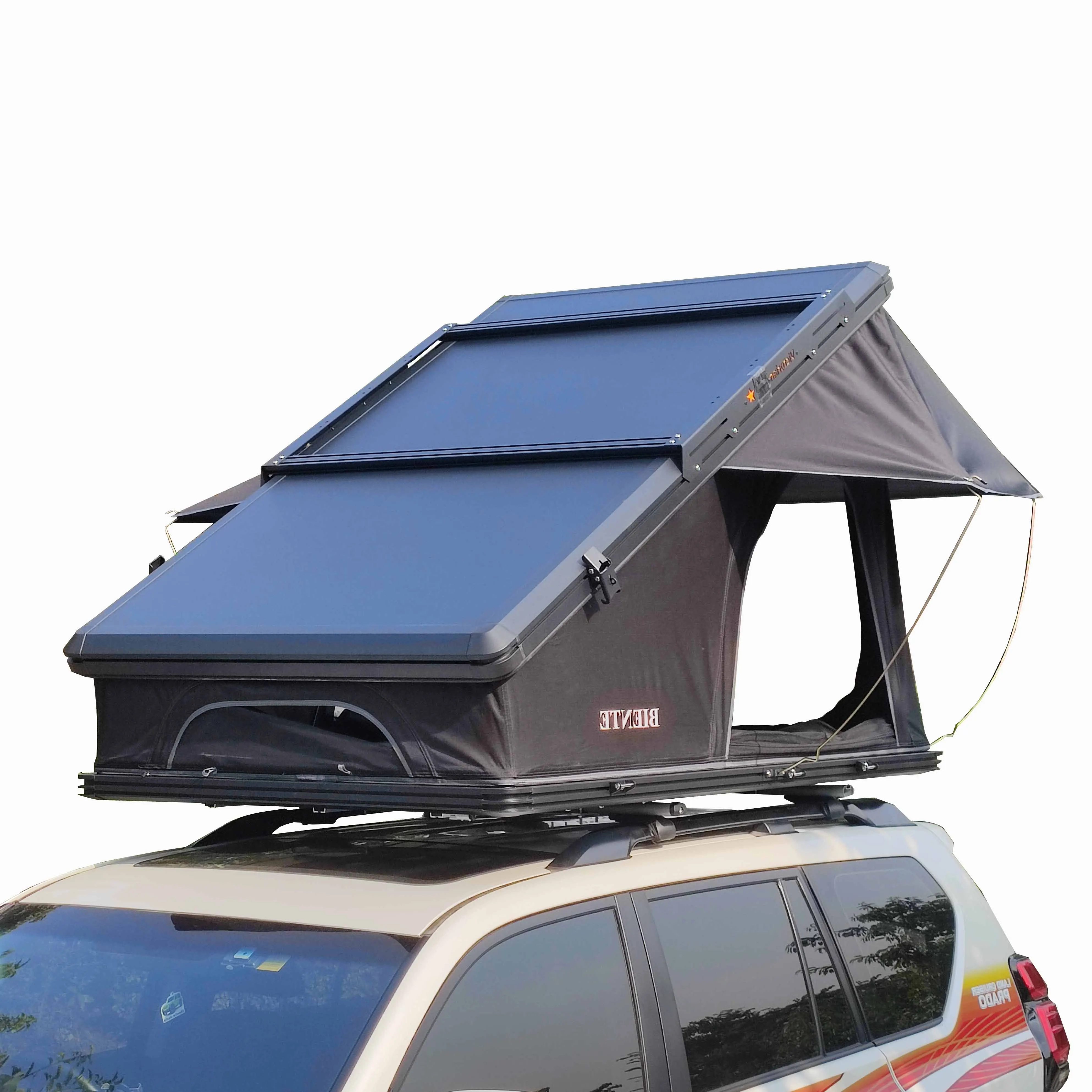 

OEM Outdoor 3-4 Person Waterproof 4x4 Off-road SUV Rooftop Tent Travelling Foldable Car Truck Camping Hard Shell Roof Top Tent