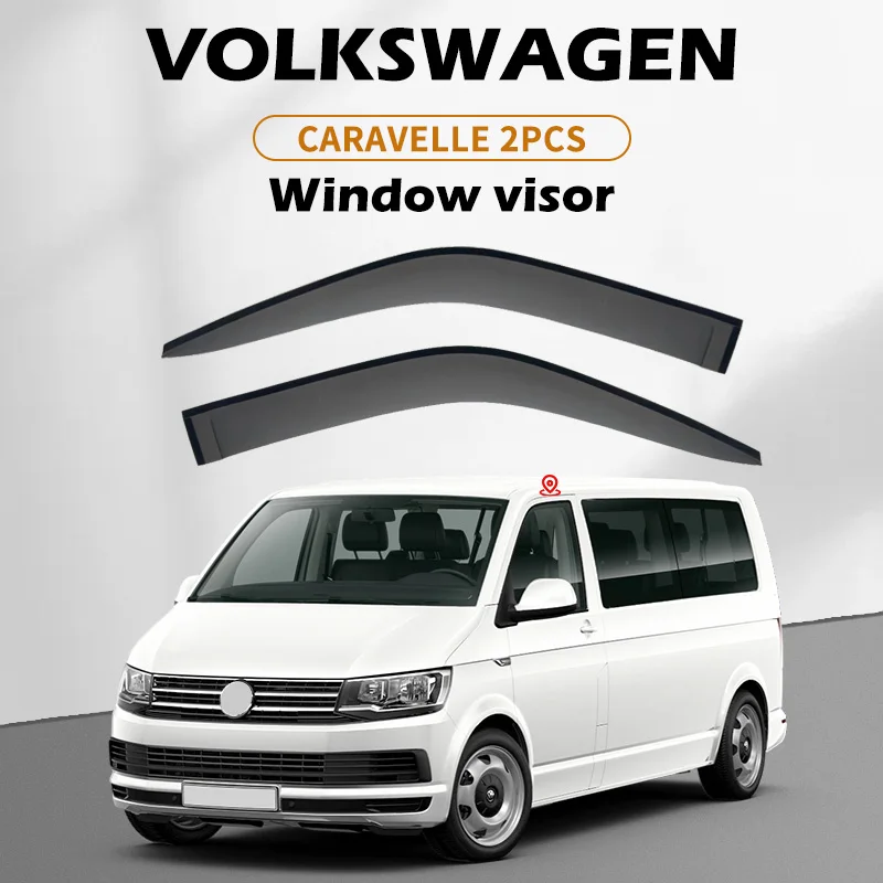 

Window Visor For Volkswagen Caravelle 2PCS 2015+ Auto Door Visor Weather shields Window Protectors