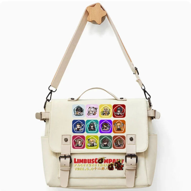 Limbus Company-bolsa de mensajero Oxford informal, bolso escolar, bolso de hombro, regalo para estudiantes y adolescentes, Anime, B816