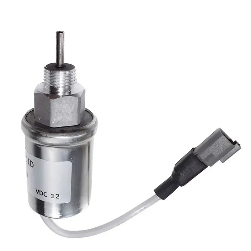 New Stop Off Solenoid 12V 72350 72350GT 54555 Compatible with Genie Lift GS-2668 RT Compatible with Perkins Engine 403D-11