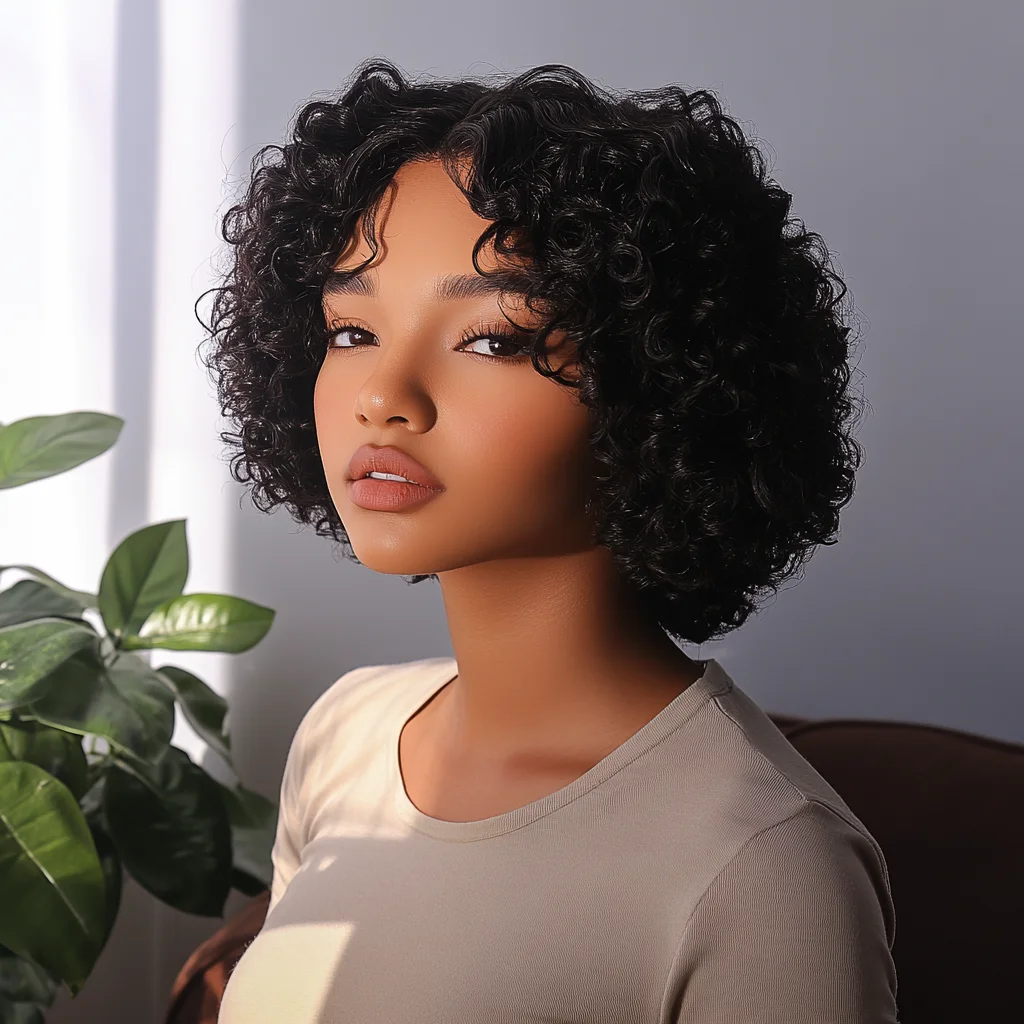 قصيرة براون تسليط الضوء على الملونة 5X1 الدانتيل بوب البرازيلي خصلات الشعر المستعار Bodywave بوب خصلات الشعر المستعار الإنسان للنساء قصيرة الجسم موجة الدانتيل الباروكات