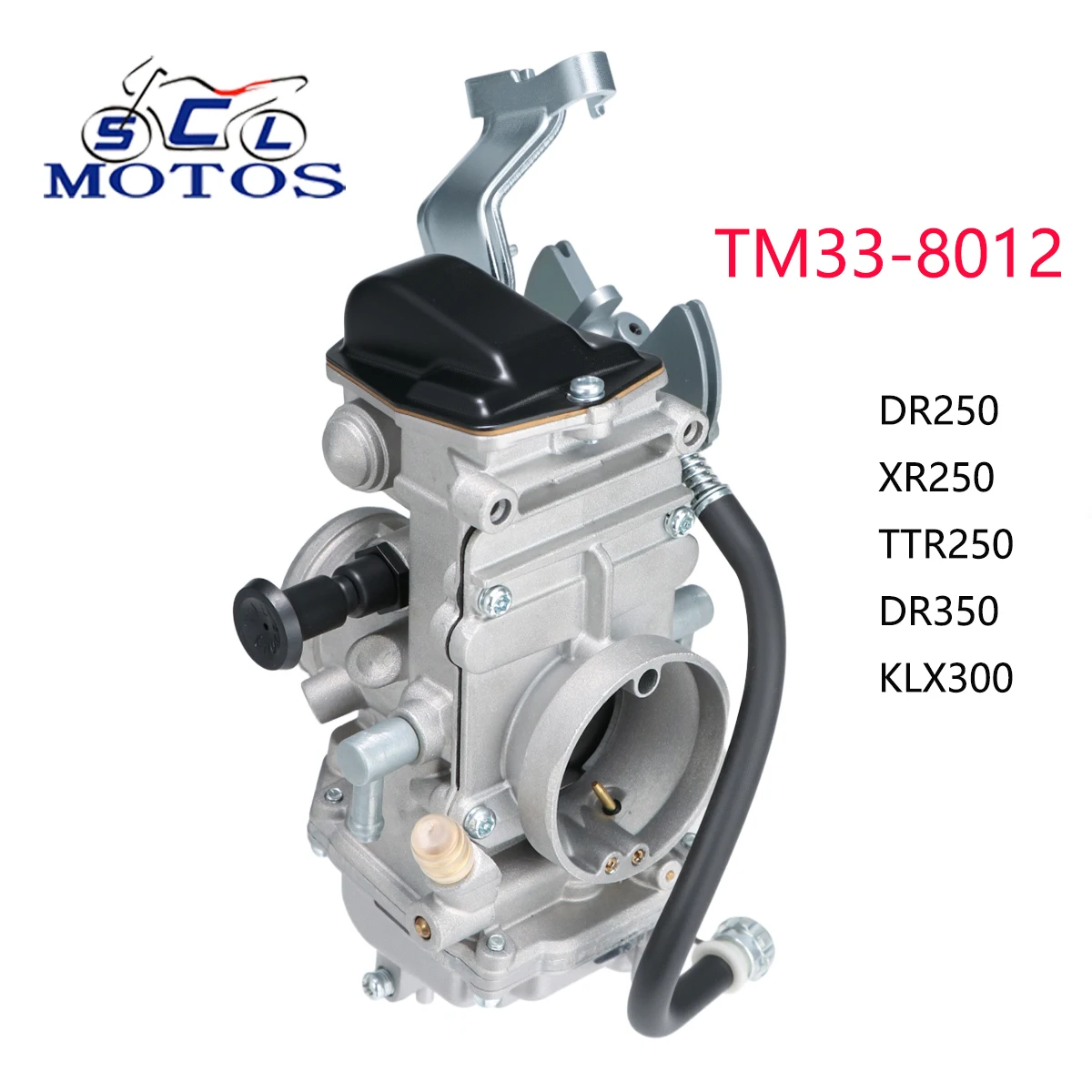 Sclmotos 33mm TM33-8012 Mikuni TM Flat Slide Carburetor Carburateur For SUZUKI DR250 DR350 DR-Z250 TTR250 KLX300 250CC-350CC