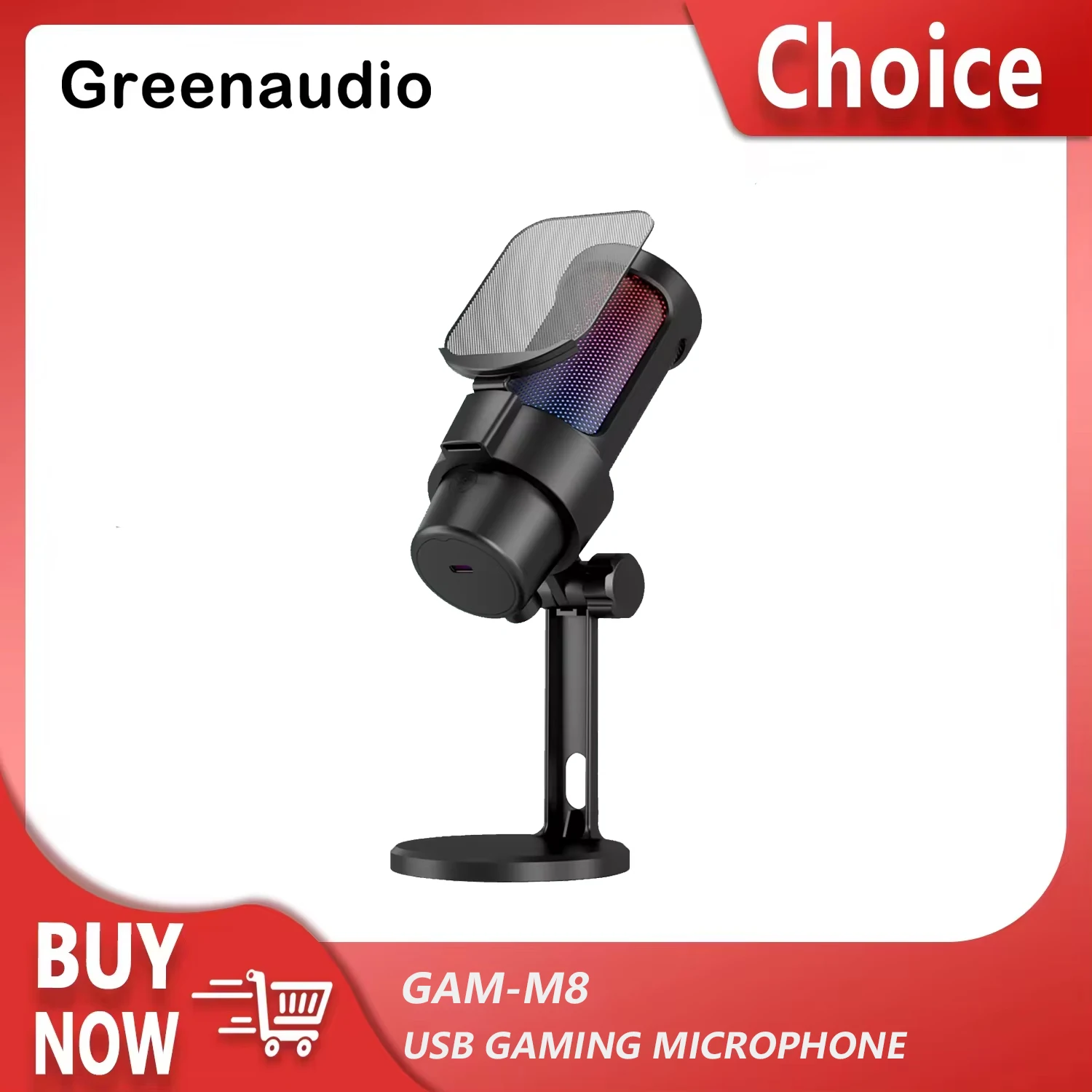 GAM-M8 USB gaming microphone computer recording mobile phone live broadcast microphone