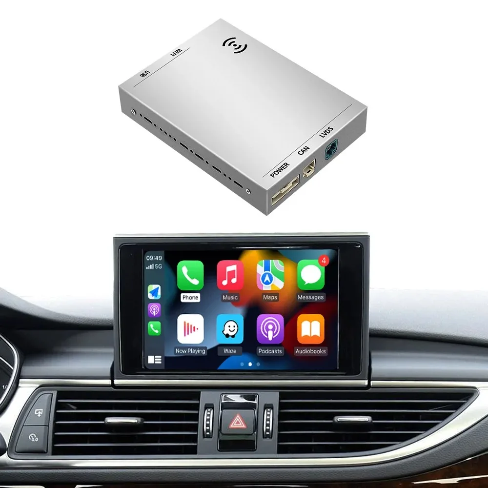 CARABC Multimedia Original Screen Update Wireless  Carplay Android Auto Interface for A1 2013-2018