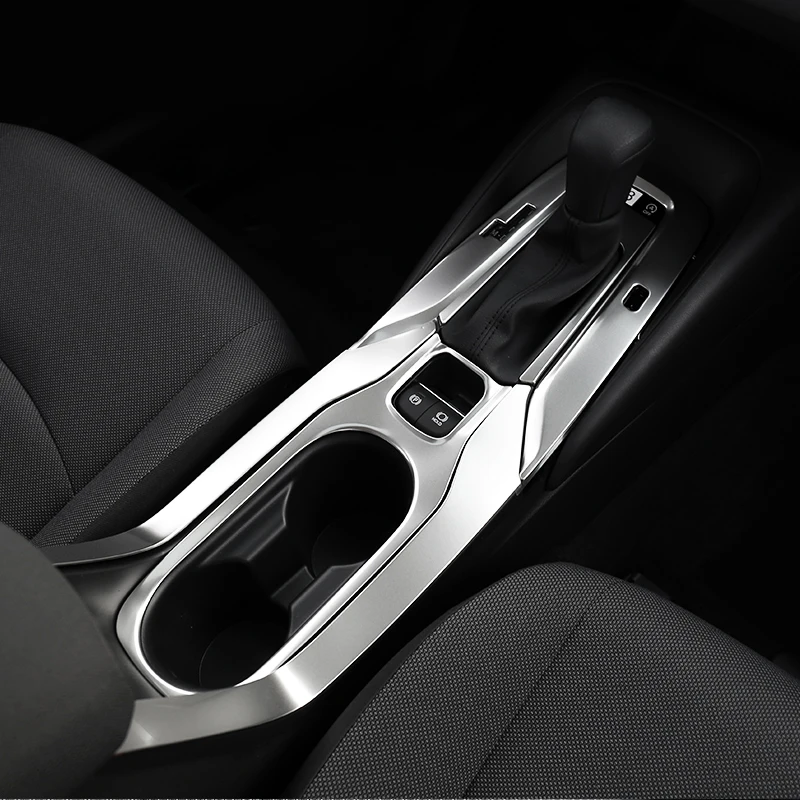 Per Toyota Corolla E210 2019 2020 2021 2022 2023 Hybrid Stainless Car Gear Shift Panel Cup Frame Cover Trim Stickers Protector