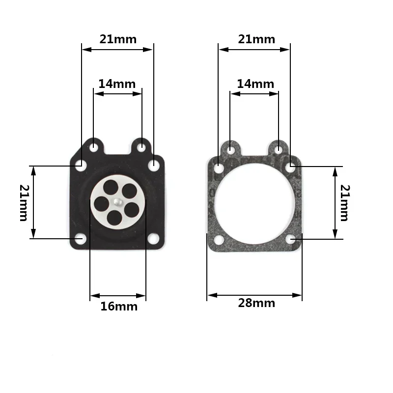 Carburetor Repair Kit 4500 Chainsaw Repair Kit Carburetor Diaphragm Gasket Kit Garden Tool For Walbro Carburetor