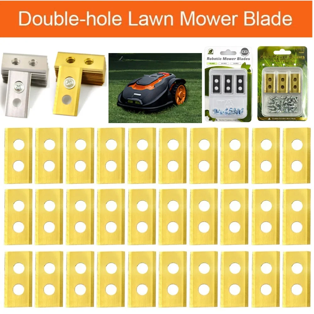 

30 шт. лезвия из нержавеющей стали для Worx Landroid Lanmower WG754E WG791E сменное лезвие лезвие газонокосилки