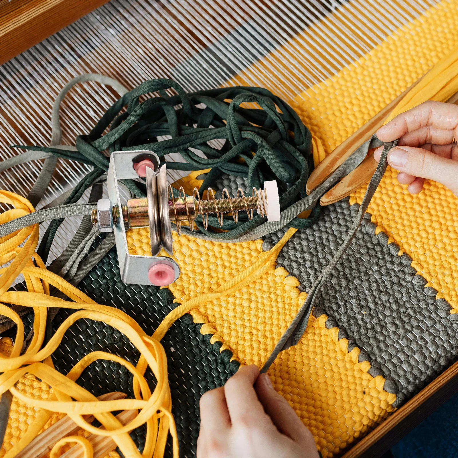 

2Pcs Jian Gan Machine Tensioner Efficient Textile Machinery Part Yarn Tension Control Device Loom Accessory Weft Feeder