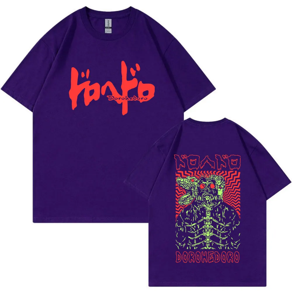 Anime Dorohedoro Kaiman T Hemd Gothic Manga Grafik Druck T Shirts Herrenmode Casual Baumwolle Übergroßen T-shirt Streetwear – Detail 7