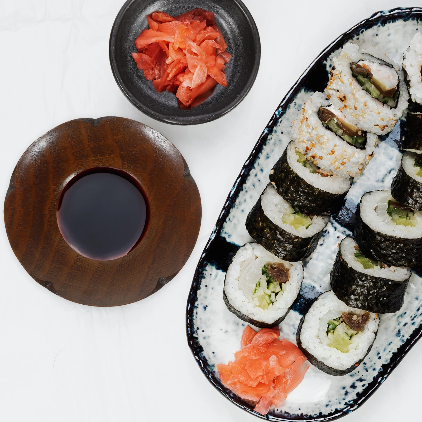 

Small Appetizer Plates Wooden Coasters For Drinks Snack Plate Stain Resistant Mug Coaster Home Kitchen Decor Table