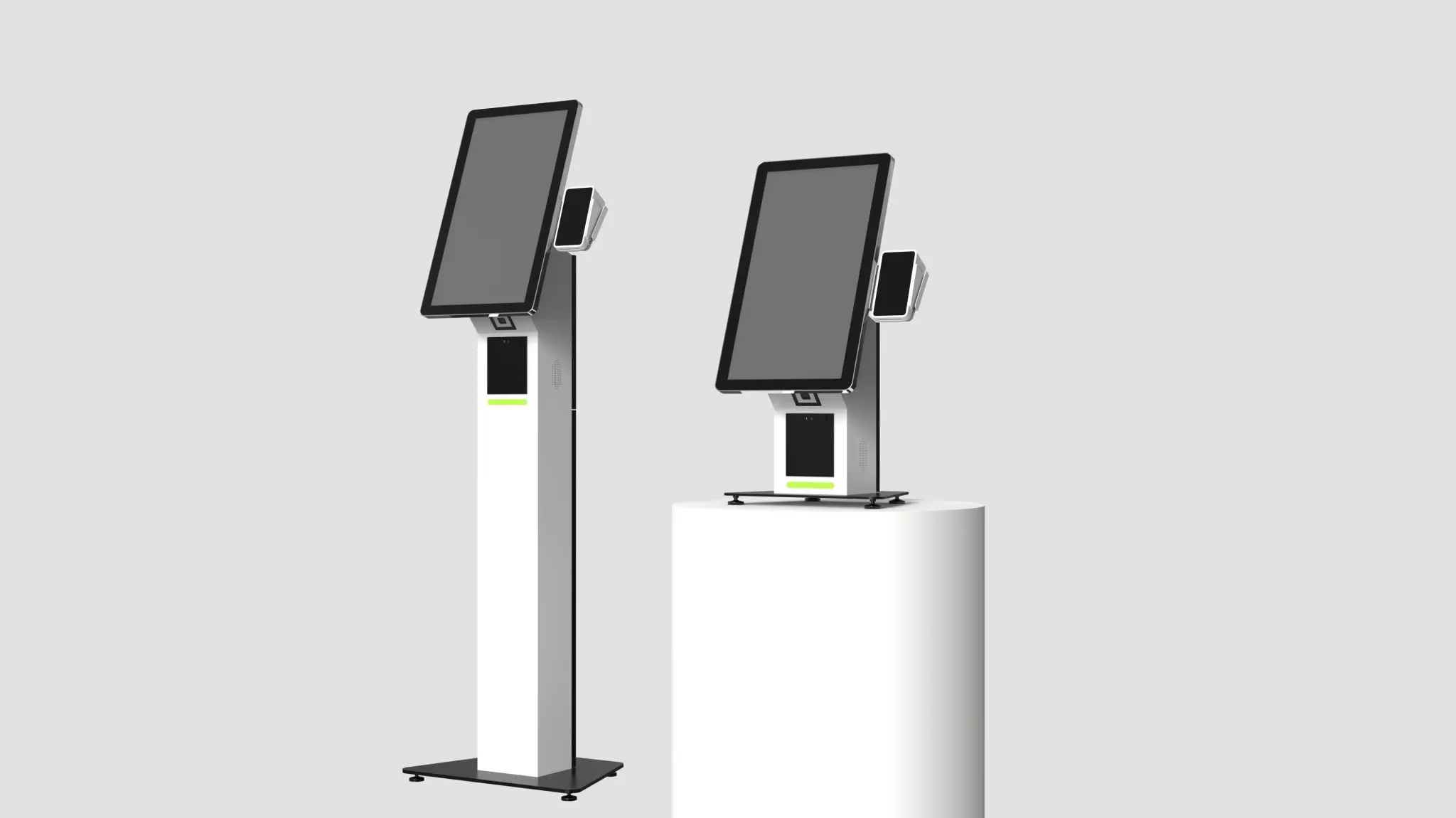 طلب نظام كشك اللمس POS للمقاهي والمطاعم حامل الأرضية/الخدمة الذاتية لسطح المكتب