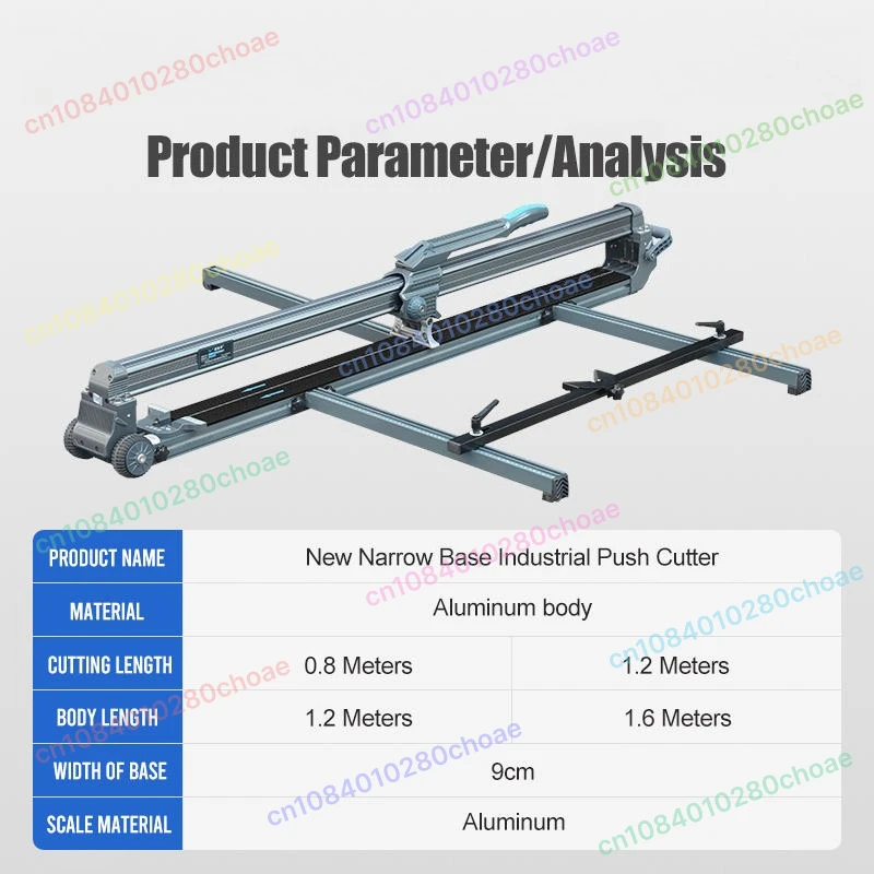 Tile Push Knife Manual Slate Floor Brick Cutting Machine High Precision Industrial Grade Large Slab Track Push-pull Knife
