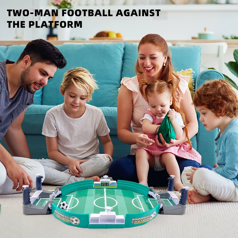 Soccer Table Football Board Game For Family Party Tabletop Play Ball Soccer Toys Kids Boys Sport Outdoor Portable Multigame Gift