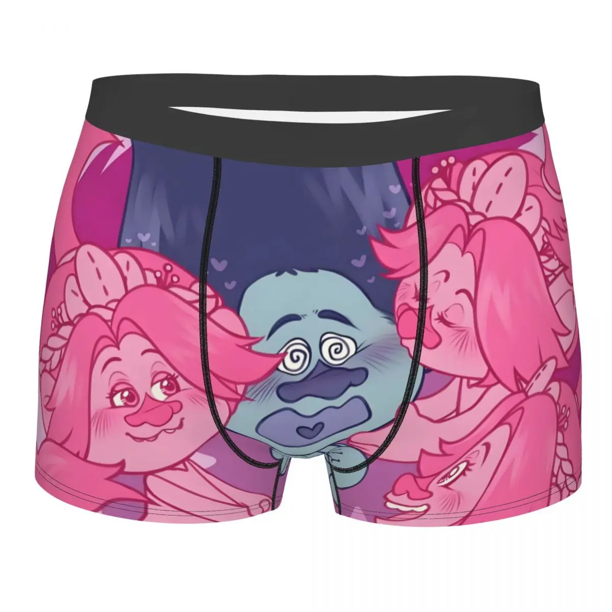 

Пользовательские тролли обои мультфильм боксеры шорты мужские трусы нижнее белье новинка трусы