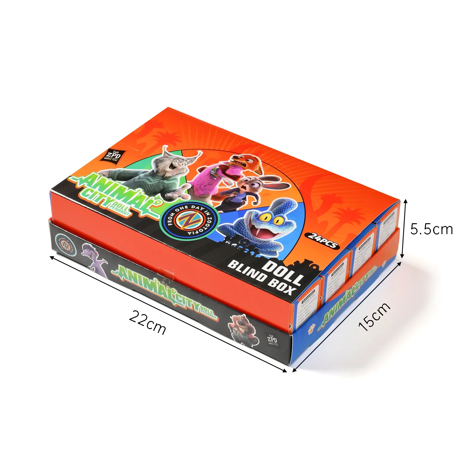 Disney Cartoon Zootopia Blind Box Nick Judy Characters Figure Toys Dolls Fans Children Birthday Christmas Gifts New 24pcs/Set