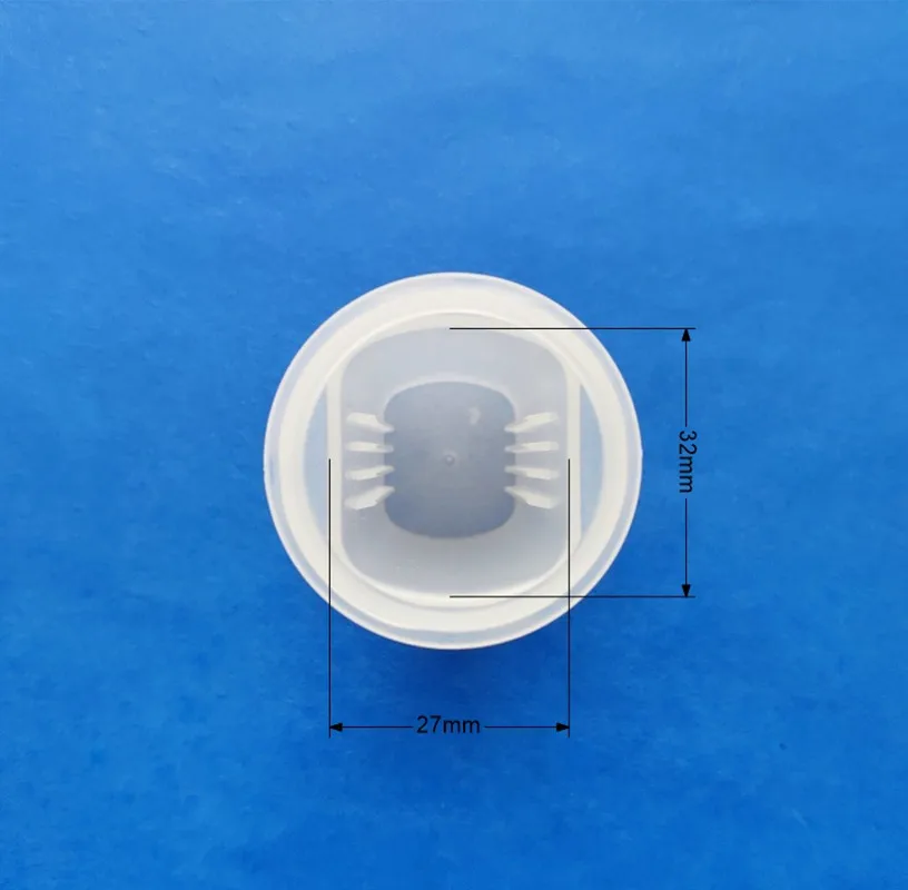 100pcs/Lot Lab Use Plastic 5 Place Microscope Slide Coplin Staining Jar Dish Ware