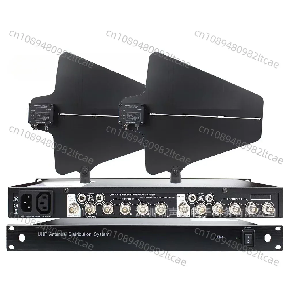 

UA845/844 Antenna Amplifier Outdoor Wireless Microphone Receiving Signal Power Enhancer Wireless Microphone