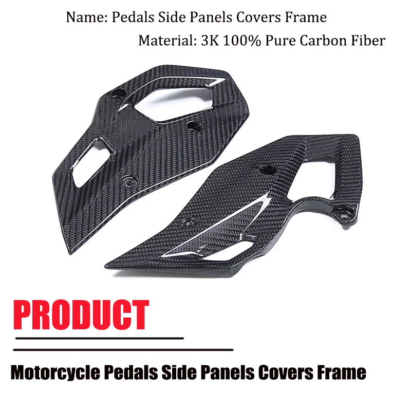 For BMWR 1300 GS R1300GS 2024 + Full Carbon Fiber Pedals Side Panels Covers Frame Modified Panel Fairing Motorcycle Accessories